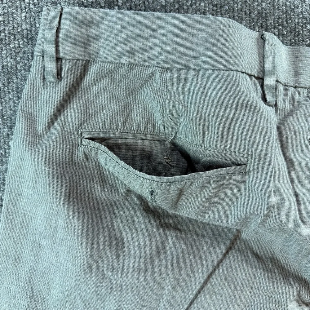 Banana Republic Kentfield Pant Mens 35x32‎ Gray Straight Leg Flat Front Office